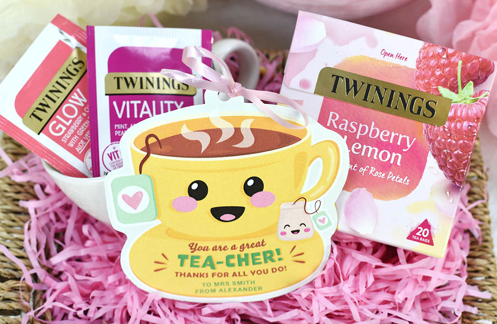 teacher appreciation tea gift tag